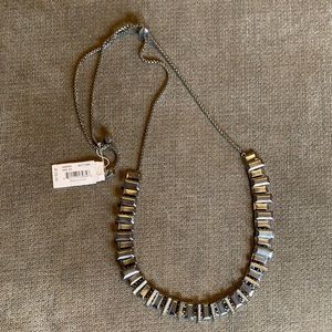 Harper necklace in hematite choker